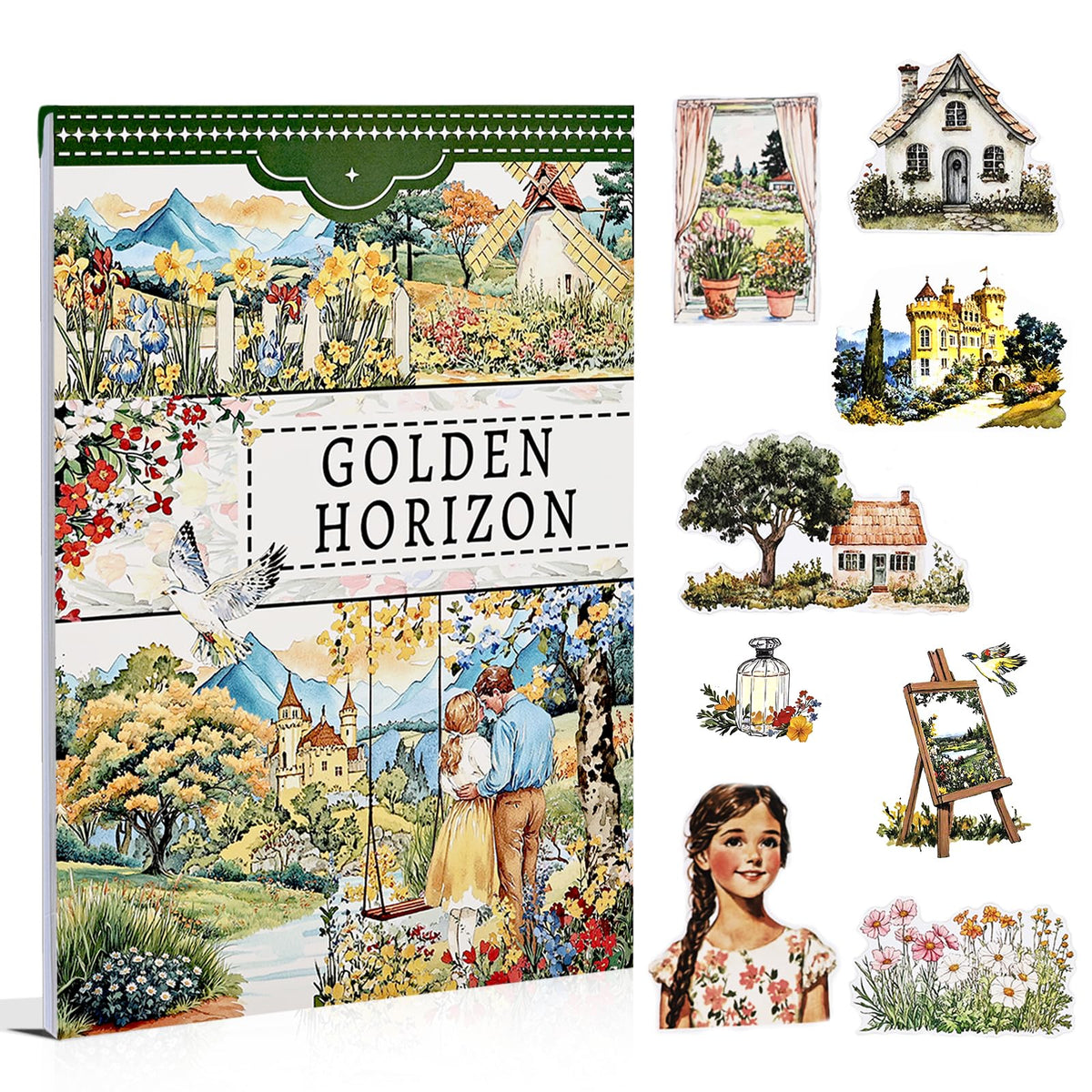 Christian Journal Sticker Book, A5 Pre-Cut Scrapbook Stickers