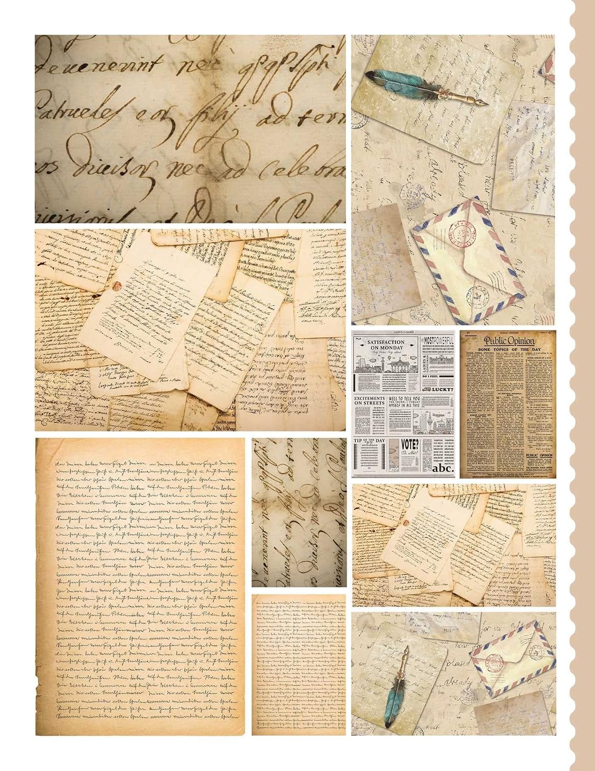 Junk Journal Cutouts: Vintage Designs: From Botanicals to Travel, 350+ Timeless Images for Creative Journaling (My Junk Journal Supplies)