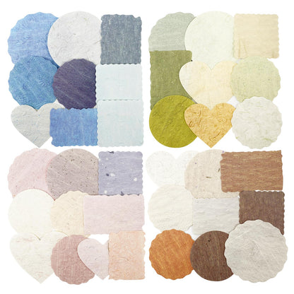 80 Sheets Textured Collage Paper for Scrapbooking and Journaling