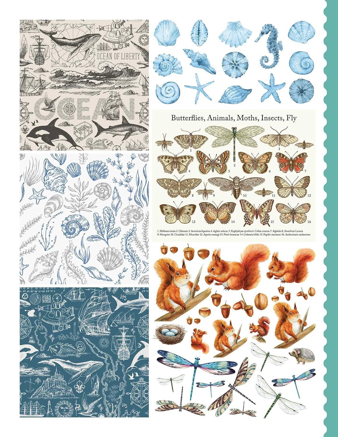 Junk Journal Cutouts: Vintage Designs: From Botanicals to Travel, 350+ Timeless Images for Creative Journaling (My Junk Journal Supplies)