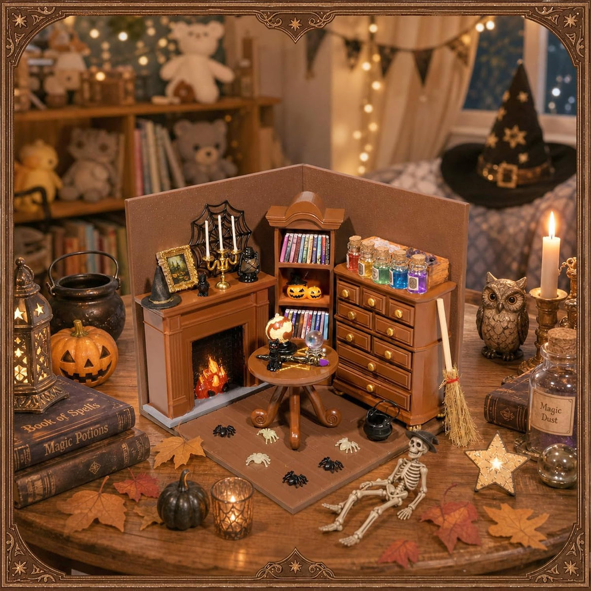 Rileryan 1:12 Scale Miniature DIY House Kit Mini Magic House Building Kit