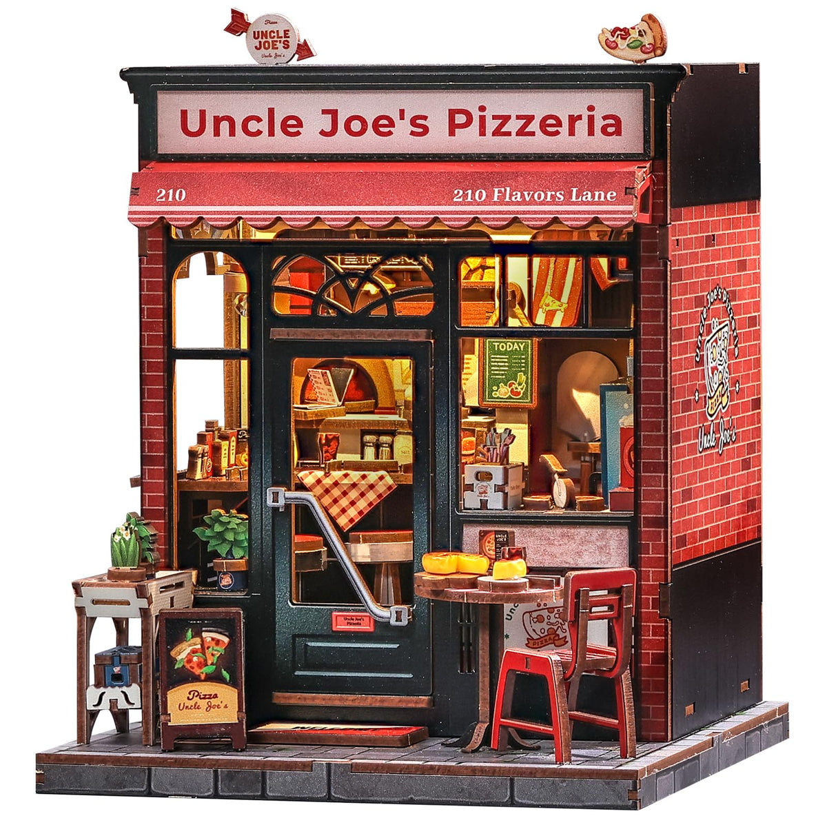 Cutefun Book Nook Kits for Adults, DIY Miniature House Kit Coffee Shop