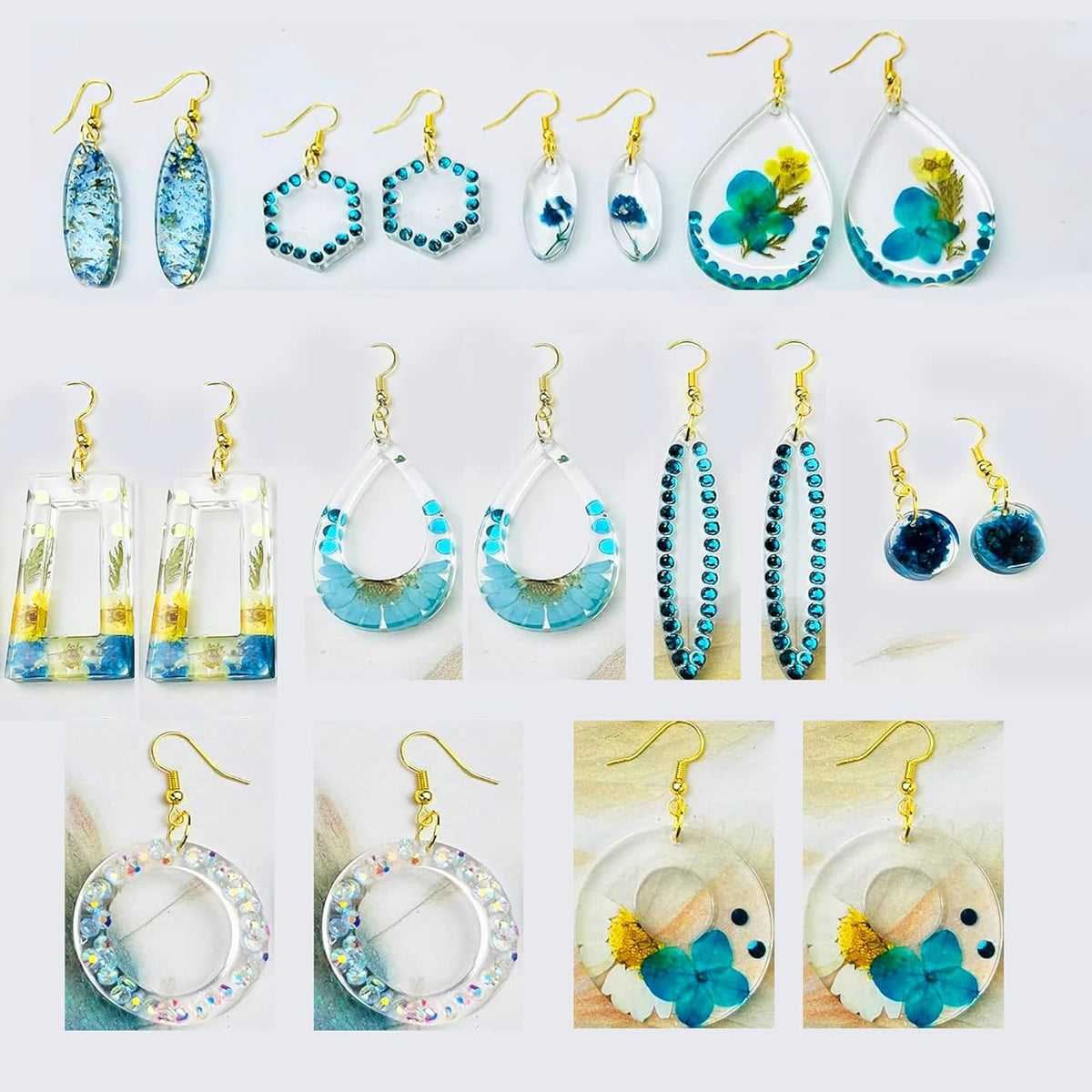 Earring Molds for Epoxy Resin,Resin Jewelry Molds