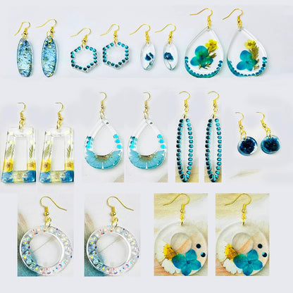Earring Molds for Epoxy Resin,Resin Jewelry Molds