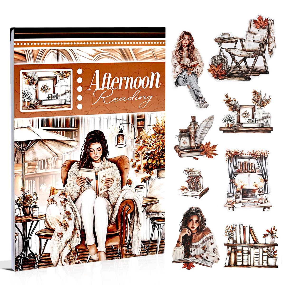 Christian Journal Sticker Book, A5 Pre-Cut Scrapbook Stickers