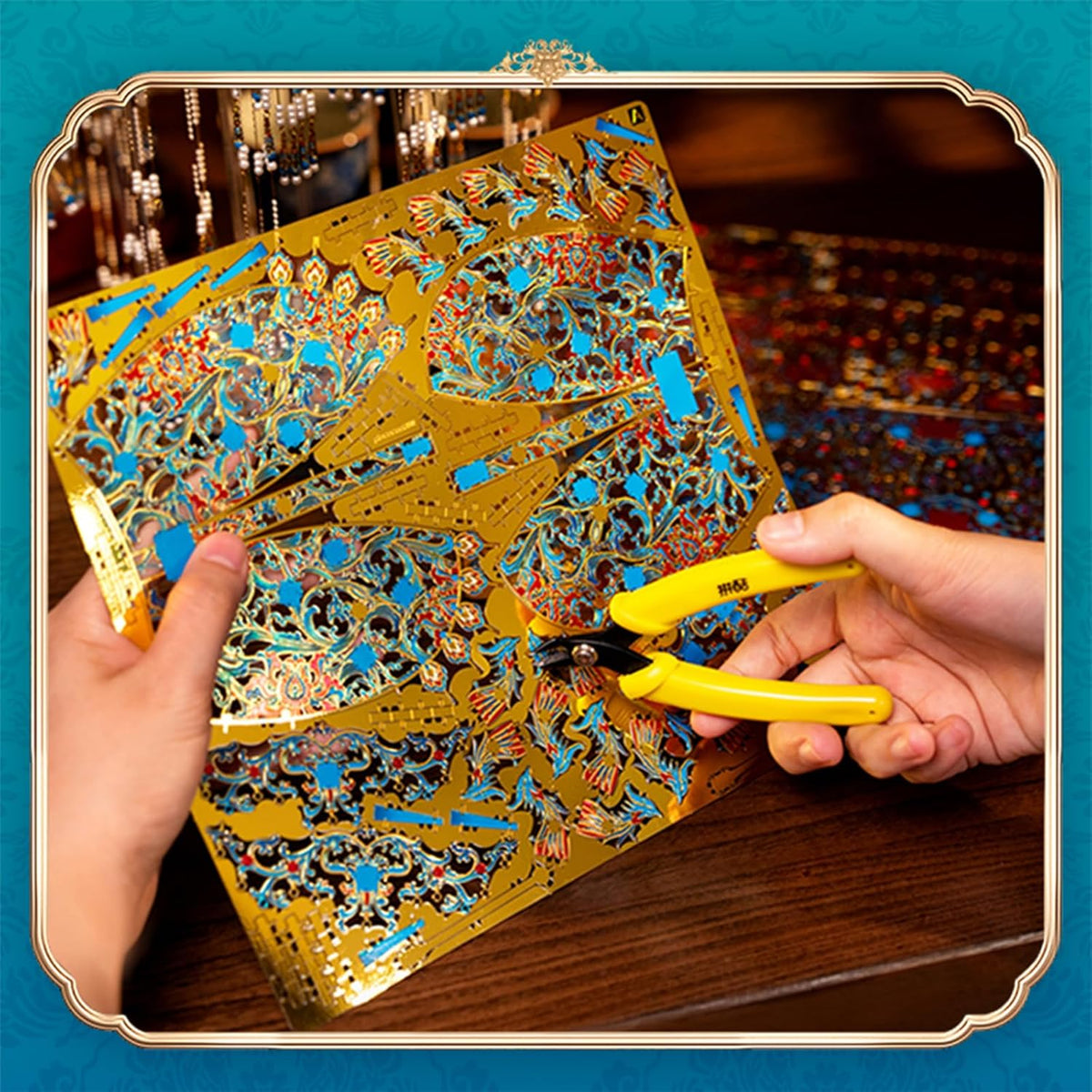 Piececool 3D Metal Puzzles for Adults Kingfisher Phoenix Coronet Model Kit