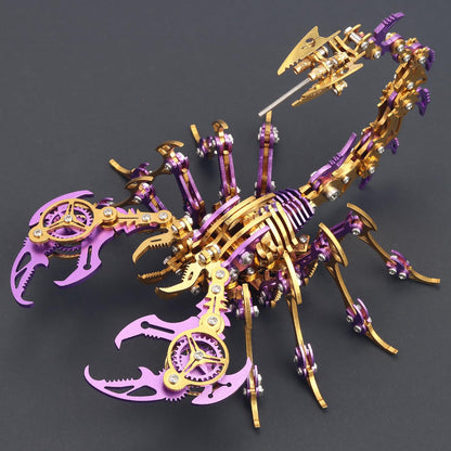 3D Metal Puzzles for Adults, Metal Model Kits Scorpion Metal Building Kit