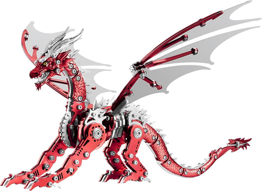 3D Metal Puzzles for Adults, Mechanical Dragon Model Kit
