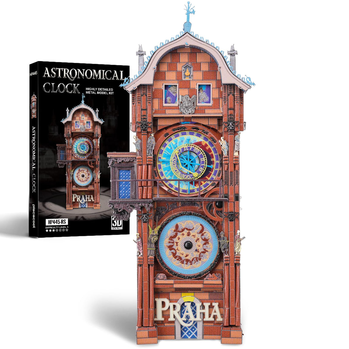 Piececool 3D Metal Puzzles Elves' Castle Metal Model Kit for Adults, DIY Architecture Building Kits,Family Time,Home Decor Best Gifts