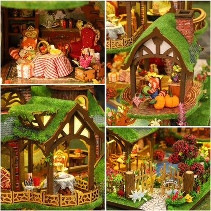 Miniature House Kit, DIY Miniature Kit, Mini House for Adults, Fairy House