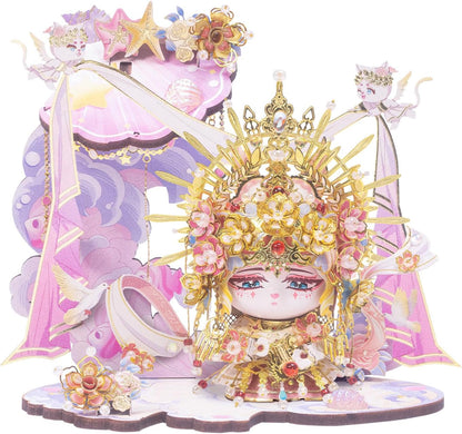 MU Venus cat DIY Metal Model Kit, 3D Metal Puzzle for Adults, Collectible Display Stand, Handmade Assembly Craft Gift
