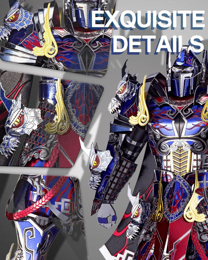 Piececool 3D Metal Puzzles Mecha Model Kits-The Titan Figure Model Building Blocks Kits for Adults, DIY Brain Teaser 3D Puzzle for Men Teen Students Hobbies Fidget Gifts -157 Pcs