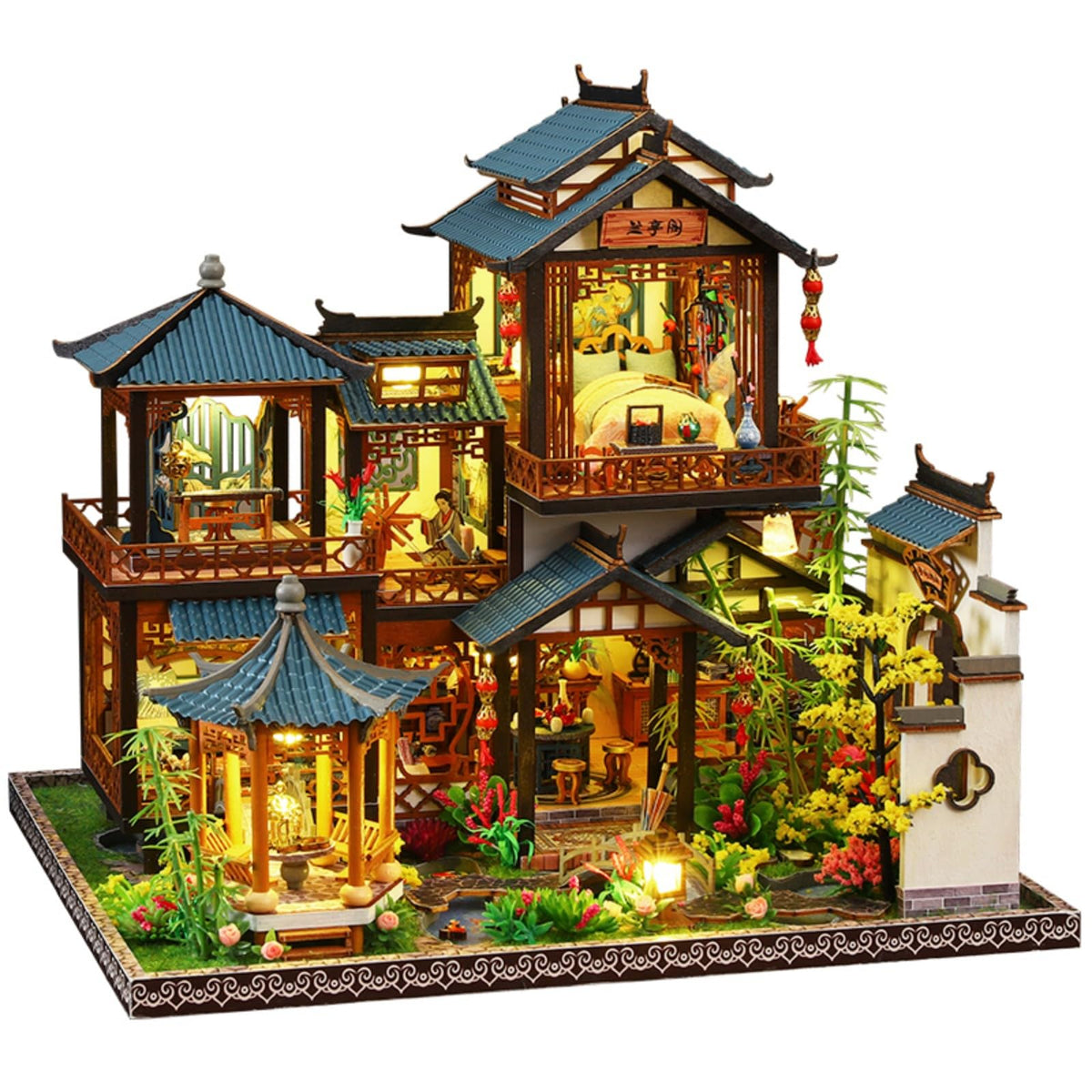 YSWOOD WORLD DIY Miniature House Kit, Creative Gift for Adults Teen