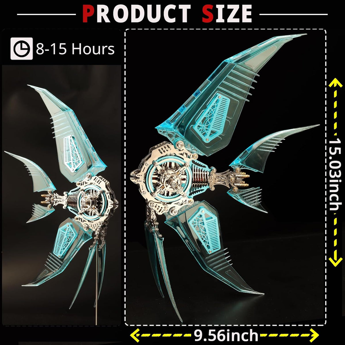 3D Metal Puzzles for Adults,3D Metal Model Kits Metal Building Kit