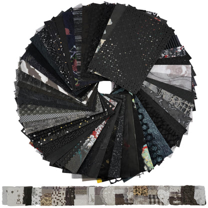 50 Sheets Black Textured Scrapbook Paper,Junk Journal Scrapbooking Supplies