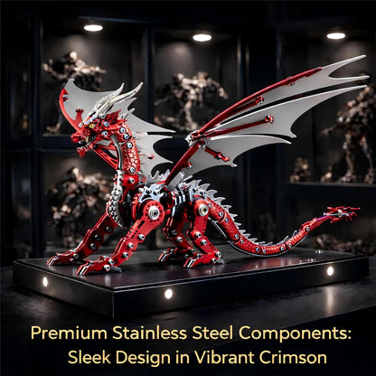 3D Metal Puzzles for Adults, Mechanical Dragon Model Kit