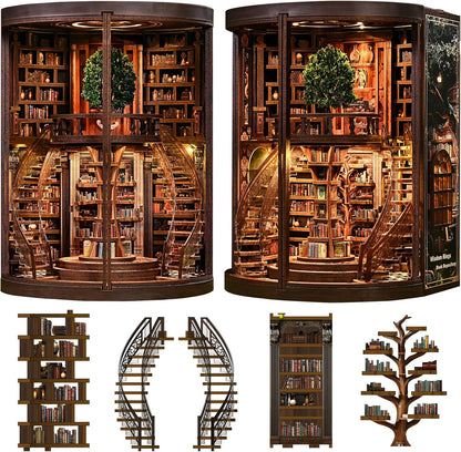 Spilay DIY Miniature House Kit for Adults, Miniature Dollhouse Building Kit