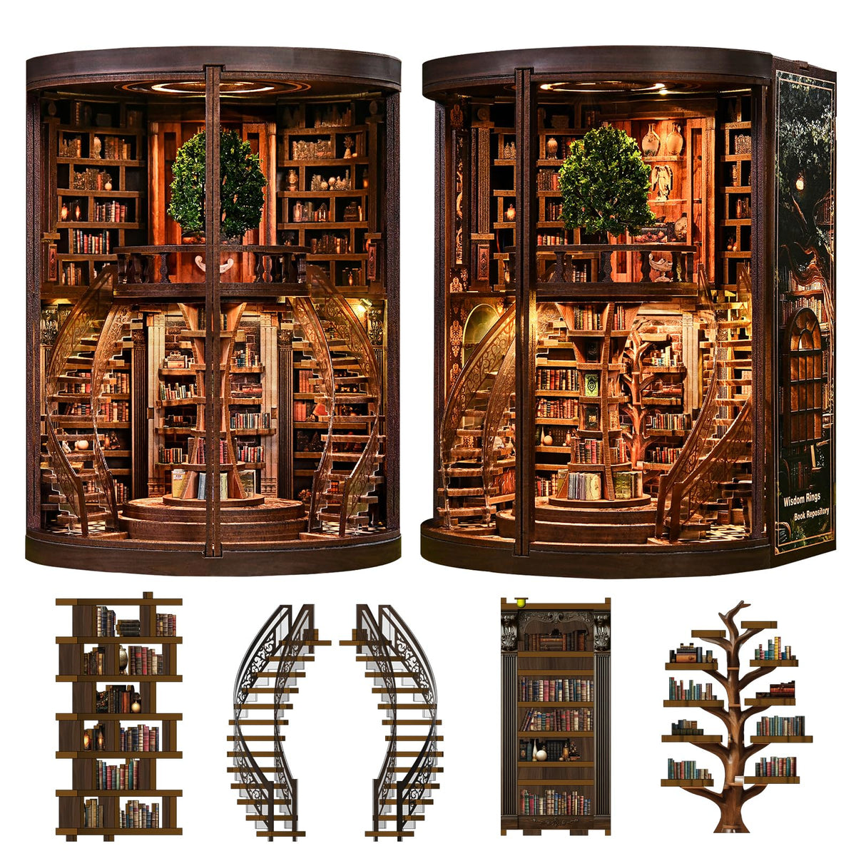 Spilay DIY Miniature House Kit for Adults, Miniature Dollhouse Building Kit