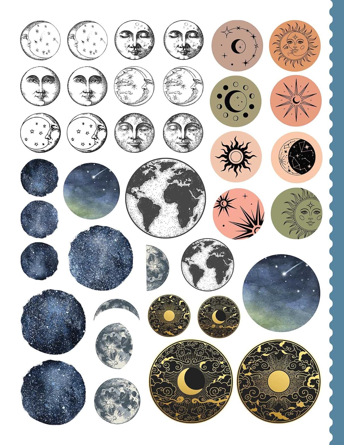 Junk Journal Cutouts: Vintage Designs: From Botanicals to Travel, 350+ Timeless Images for Creative Journaling (My Junk Journal Supplies)