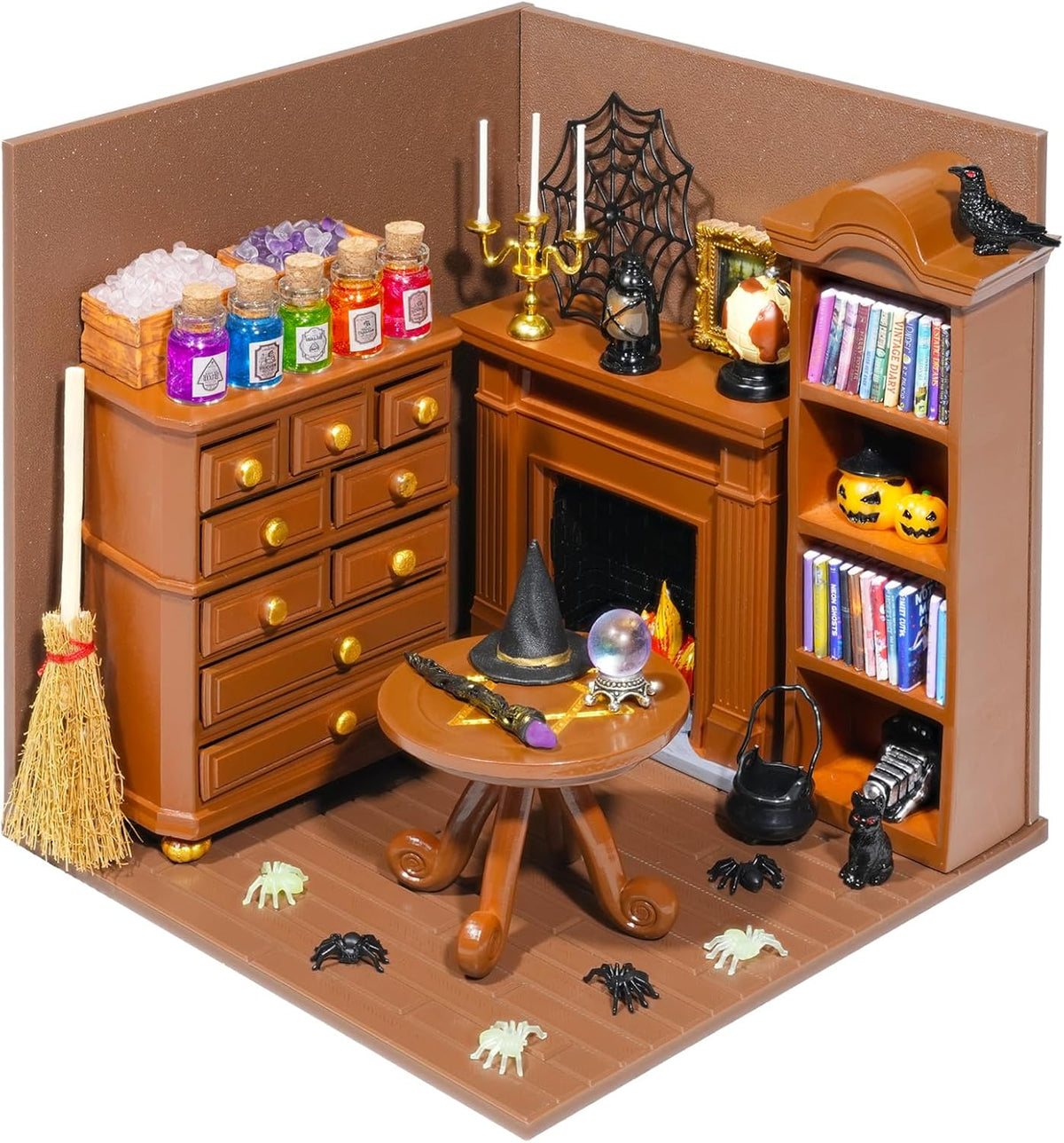 Rileryan 1:12 Scale Miniature DIY House Kit Mini Magic House Building Kit