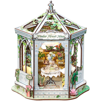 Cutefun Book Nook Kits for Adults, DIY Miniature House Kit Coffee Shop