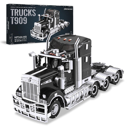Piececool 3D Puzzle for Adults, Mogul Steam Engine Steamer 3D Metal Model Building Kits Challenging Assembly Hobbies DIY Crafts Kits, Best Birthday Christams Gifts