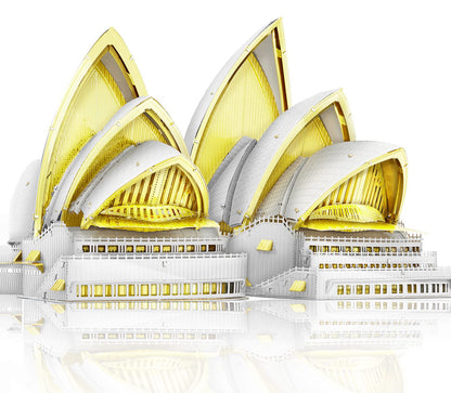 Piececool 3D Metal Puzzles for Adults and Teens, La Sagrada Família Metal Model Kit, Hobby DIY Crafts for Adult Challenge Spanish Cathedral Brain Teaser Architecture Building Kit, 450 Pcs