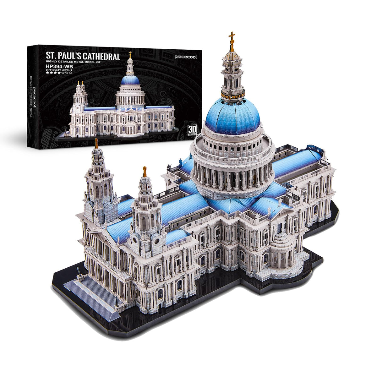 Piececool 3D Metal Puzzles Elves' Castle Metal Model Kit for Adults, DIY Architecture Building Kits,Family Time,Home Decor Best Gifts