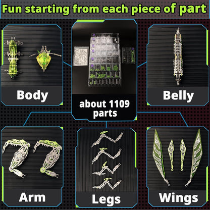 3D Metal Puzzles for Adults, Metal Model Kits Difficult Metal Building Kit