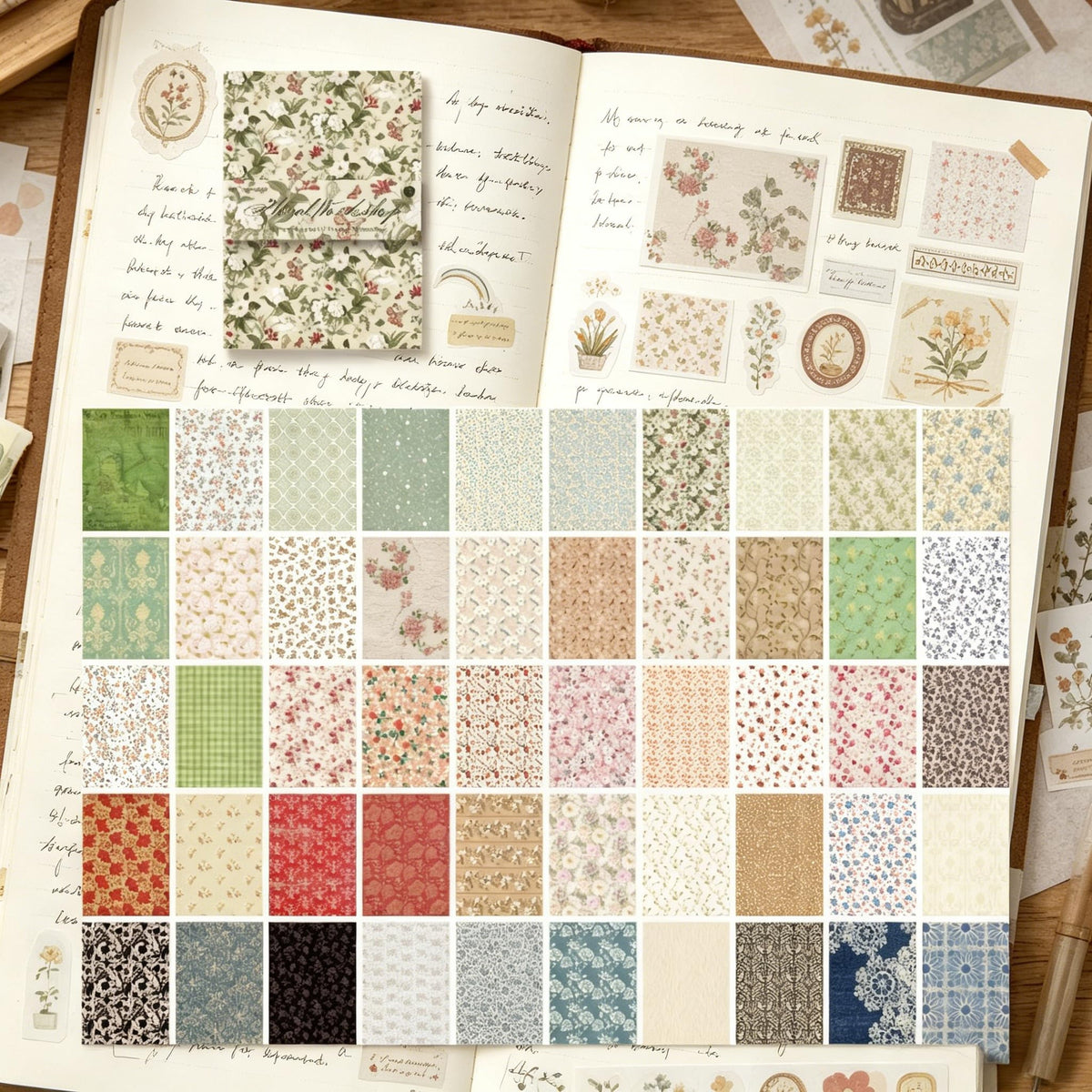 100 Sheets Vintage Collage Art Scrapbook Paper,Retro Mixed Media Journal Ephemera,Antique Document Background Set,Neutral Tone Craft Supply,for Adult DIY Album